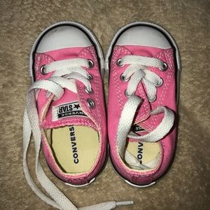 Converse pink sneakers